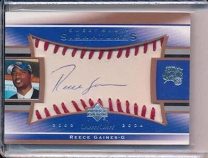 Reece Gaines 2003-04 Sweet Spot Signatures Shot Autograph Auto - Picture 1 of 1