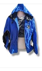 Rare Vintage Adidas 90s Anorak Jacket Size XL Blue Black And White - Picture 1 of 5