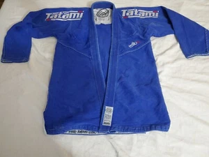 Tatami Fightwear 5.0 estilo JiuJitsu Kimono Blue Top Size A2XL - Good Condition  - Picture 1 of 11