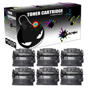 6 Black Toner Cartridges replace for HP CF287X 87X LaserJet M506dn M527f - Picture 1 of 1