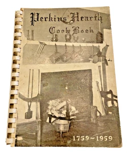 Cookbook 1959 Perkins Hearth Liverpool Nova Scotia Canada Book Bicentennial Book - Foto 1 di 17