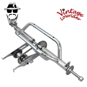 VINTAGE LOWRIDER 20-26" 1 SPEED TRIKE CONVERSION KIT COASTER 5/8 AXLE CHROME. - Picture 1 of 1