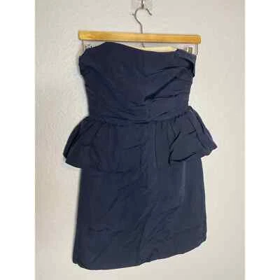 Vestido para mujer Marc by Marc Jacobs $368 sin tirantes Marfa negro acanalado talla 0 Foto 1 de 4