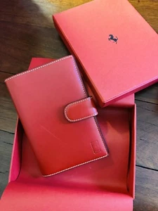 FERRARI SCHEDONI LEATHER PORTFOLIO | WALLET | CARD POUCH | ORIGINAL MERCHANDISE - Foto 1 di 8