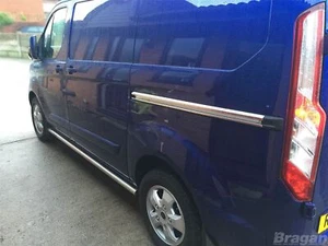 Côté Barres Pour Ford Transit Tourneo Personnalisé 2018-2023 Lwb Inox Tubes Van - Imagen 1 de 12