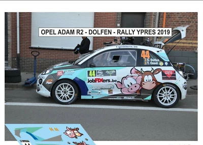 1/43 Opel Adam R 2 Rally Ypres 2019 Dolfen Kit - Immagine 1 di 2