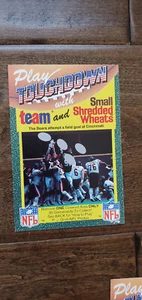 1989 TOUCHDOWN UK ENGLAND NFL CARD BEARS BENGALS FIELD GOAL BUTLER MCMICHAEL  - Picture 1 of 1