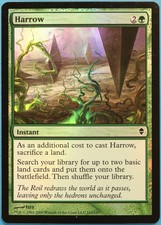 Harrow FOIL Zendikar NM Green Common MAGIC GATHERING CARD (ID# 200794) ABUGames