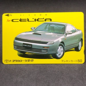 Toyota Celica Retro SPORTS Auto Ntt Werbegeschenk Handy Telefon Karte 50 Japan - Bild 1 von 10