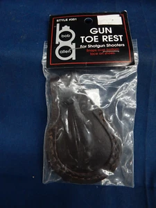 NOS Bob Allen Gun Toe Rest Brown Leather #351 - Picture 1 of 2