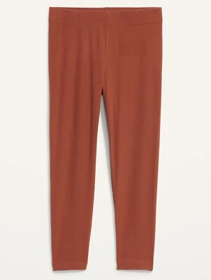 Old Navy Women's Size 4X ~ Copper High-Waisted Rib-Knit Cropped Leggings NWT - Image 1 of 3