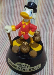 RARE Disney SCROOGE MCDUCK Coin Piggy Bank Figurine Tokyo Disney Sea - Picture 1 of 9