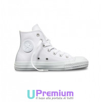 converse bianche alte platform frame