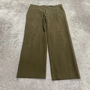 Banana Republic weiche moderne Passform Anzughose für Herren 36 x 30 grün gerades Bein Baumwolle - Bild 1 von 14