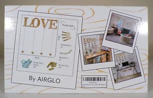 LOVE Wood Picture Collage Hanging Clip Display Airglo Hanging Moments - Picture 1 of 3
