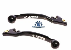 APICO ELITE BETA  TRIALS FRONT BRAKE & CLUTCH LEVER SET GRIMECA BLACK EVO  - Picture 1 of 1