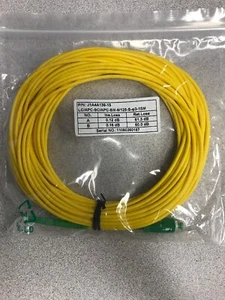 Simplex LC To SC singlemode patch cable 15 Meters APC Polish - Picture 1 of 2