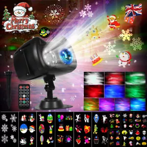 2IN1 Christmas Moving Laser LED Projector Light Xmas Party Outdoor LandscapeLamp - Picture 1 of 20
