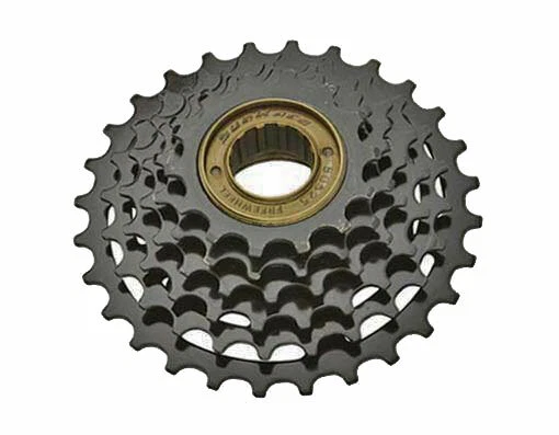 6 Speed Multiple Bike Bicycle Freewheels 14/28t Friction MFM-05 Black Sun Race - Image 1 of 1
