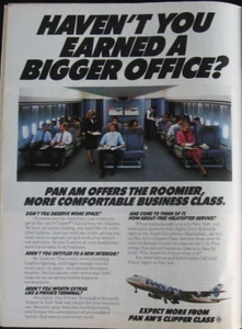 PAN AM ad cuted from a 1988 Magazine - Bild 1 von 1