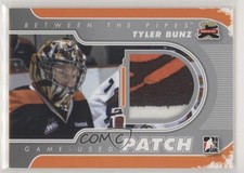 2011-12 ITG Between the Pipes Game-Used Silver Patch /19 Tyler Bunz #M-50 Patch
