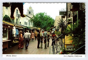 Postal Olvera Street Los Angeles California Vintage 4x6 OLP2 - Imagen 1 de 2