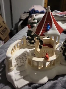 Vintage 1989 Dept 56 Snow Village ~ Dorf Pavillon ~ #51462 ~ - Bild 1 von 11