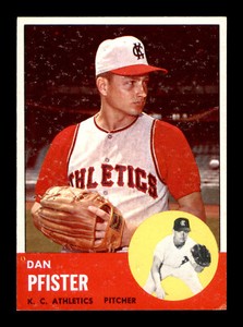 1963 Topps - #521 Dan Pfister - Series 7