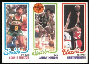 1980-81 Topps Panels Washinton-Shelton-Spurs Rebound Leaders Kenon #203/205/231 - Picture 1 of 2