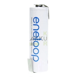 1 x PANASONIC Eneloop AA Akku 1,2V 2000mAh min 1900mAh Lötfahne Z - Form - Bild 1 von 2