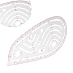Manga de costura curva PLÁSTICO regla métrica conjunto de sastre hágalo usted mismo suministros de ropa - Imagen 1 de 9