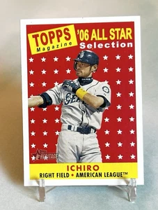 Ichiro Suzuki 2007 Topps Heritage #489 06 All Star Seattle Mariners HOF - Picture 1 of 3