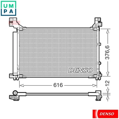 CONDENSER AIR CONDITIONING DCN50133 FOR LEXUS 8AR-FTS 2.0L 4cyl GS - Image 1 of 4