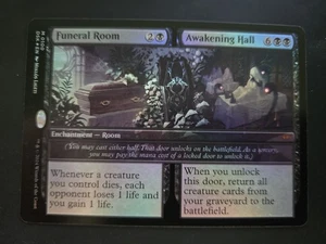 Funeral Room Awakening Hall NM FOIL Duskmourn: House of Horror MTG FREE SHIP - Picture 1 of 2