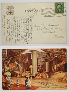 Marshall Field & Co. Chicago Rug Dept. Innenladenansicht Postkarte 1917 - Bild 1 von 1