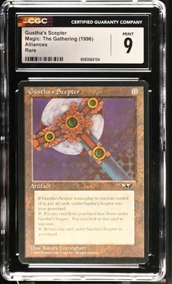 GUSTHA'S SCEPTER Alliances Rare Reserved List CGC 9 MTG [Nostalgium] - Image 1 of 2