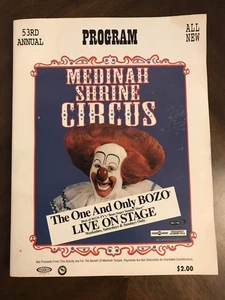 Bozo at the Medinah Shrine Circus Program 53rd Annual 1994 - Picture 1 of 5