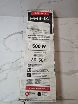 Zócalo eléctrico compacto Stelpro 500w SPRO502W Foto 1 de 2