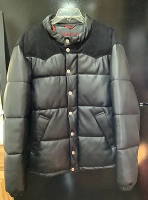Robert Graham Puffer Jacket Black Size M NWT SRP $328 - Image 1 of 4