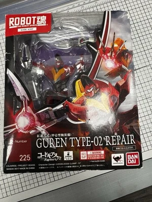 BANDAI ROBOT SPIRITS SIDE KMF Code Geass GUREN TYPE-02 REPAIR Action Figure - Image 1 of 4
