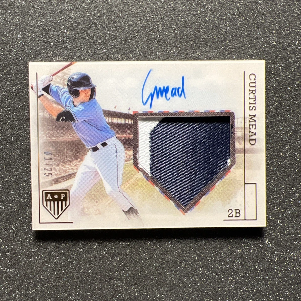 2023 America’s Pastime CURTIS MEAD #PMS-CM 01/25 Rookie PATCH AUTO - BASEBALL - Image 1 of 4