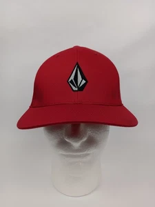 Gorra/sombrero ajustado Volcom Flex Fit adulto talla L/XL rojo patinador ropa de surf  - Imagen 1 de 13