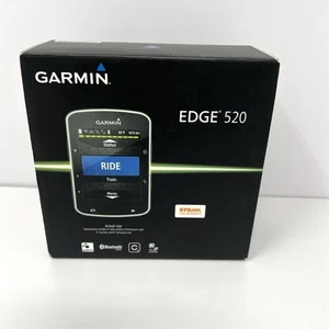 Garmin Edge 520 Bici GPS Bluetooth Ciclocomputer Nero NOS Nuovo Scatola Aperta - Foto 1 di 11