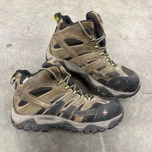 Merrell Moab 2 Arbeitsstiefel Herren 8,5M J15753 Composite Toe Wasserdicht Braun Leder - Bild 1 von 9