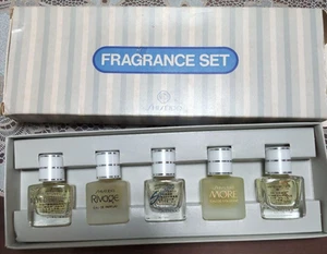 Juego de mini botellas de perfume Shiseido 0,68 fl oz 5 x 4 ml de colección raro Japón - Imagen 1 de 10