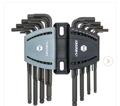 Husky Ball End Hex Set, SAE/MM (26-Piece) - Image 1 of 4