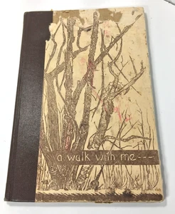 A Walk with Me by Gwen Frostic 1958 Edition HC Book - Picture 1 of 10