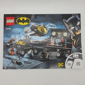 LEGO DC Comics Super Heroes Mobile Bat Base 76160 Instructions Manual Book ONLY - Picture 1 of 10