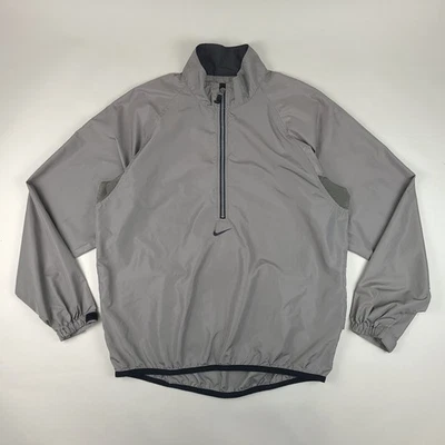 Vintage Nike ACG Windbreaker Jacket Mens XL Gray Pullover Half Zip Lightweight - Image 1 of 4