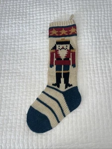 Vintage 20" Christmas Cove Designs Strumpf 100% Wolle - NUSSKNACKER - Bild 1 von 8